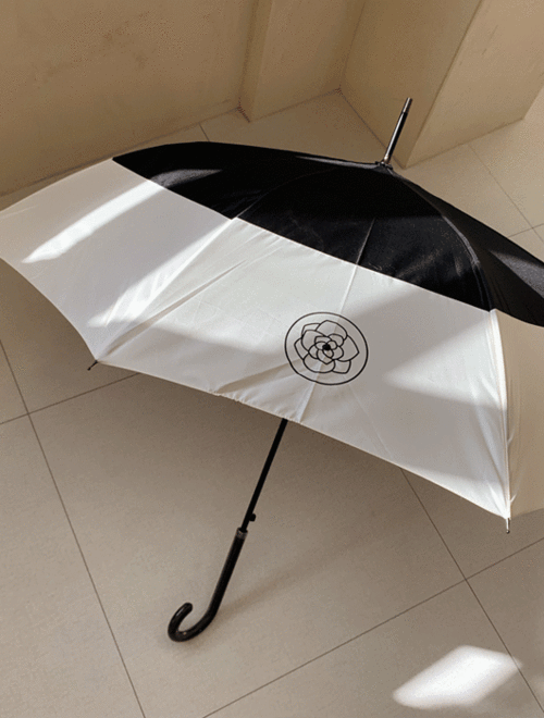코코 자동 우산 (아이보리앤블랙)